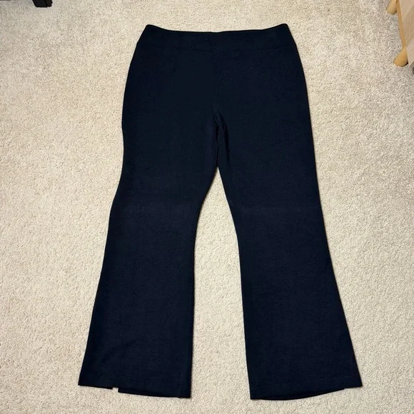 Spanx Slim Flare Leg AirEssentials Pants Black Plus Size 2X Stretch Comfy Lounge - Picture 6 of 13